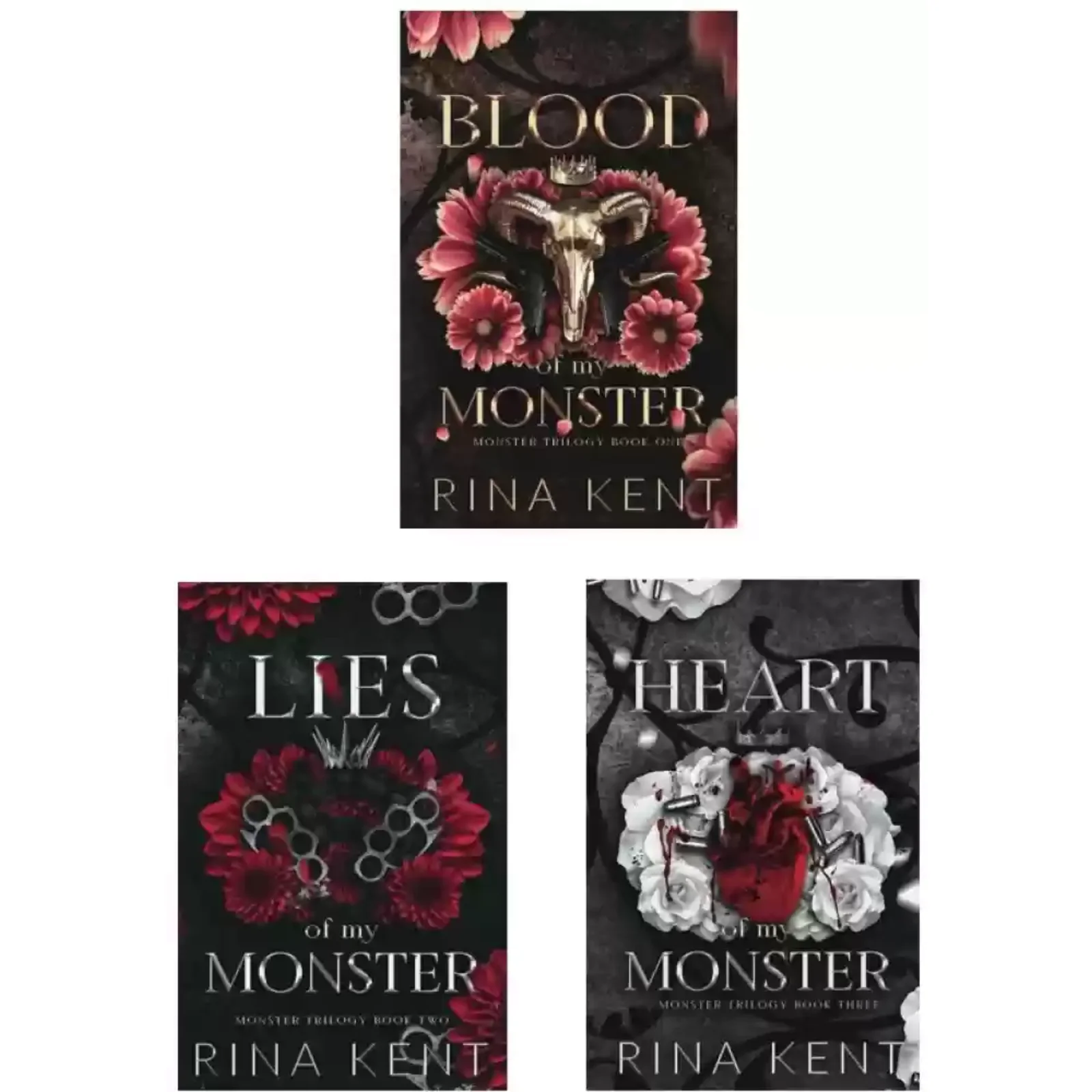 23-46-31 Monster Trilogy (3 Books) by Rina Kent - Image 1