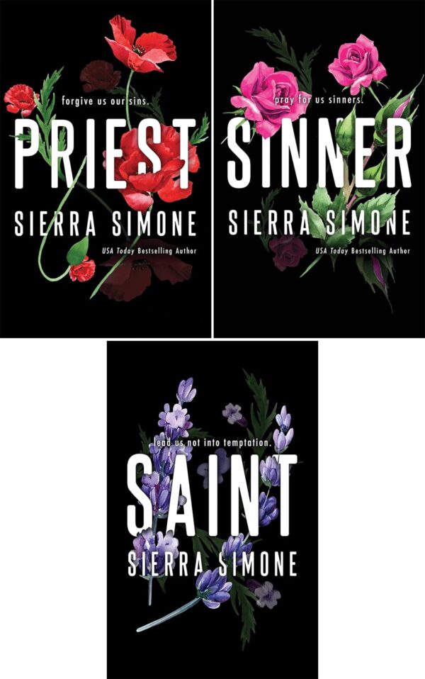 Priest Series (3 Books) by Sierra Simone Bookbindbd
