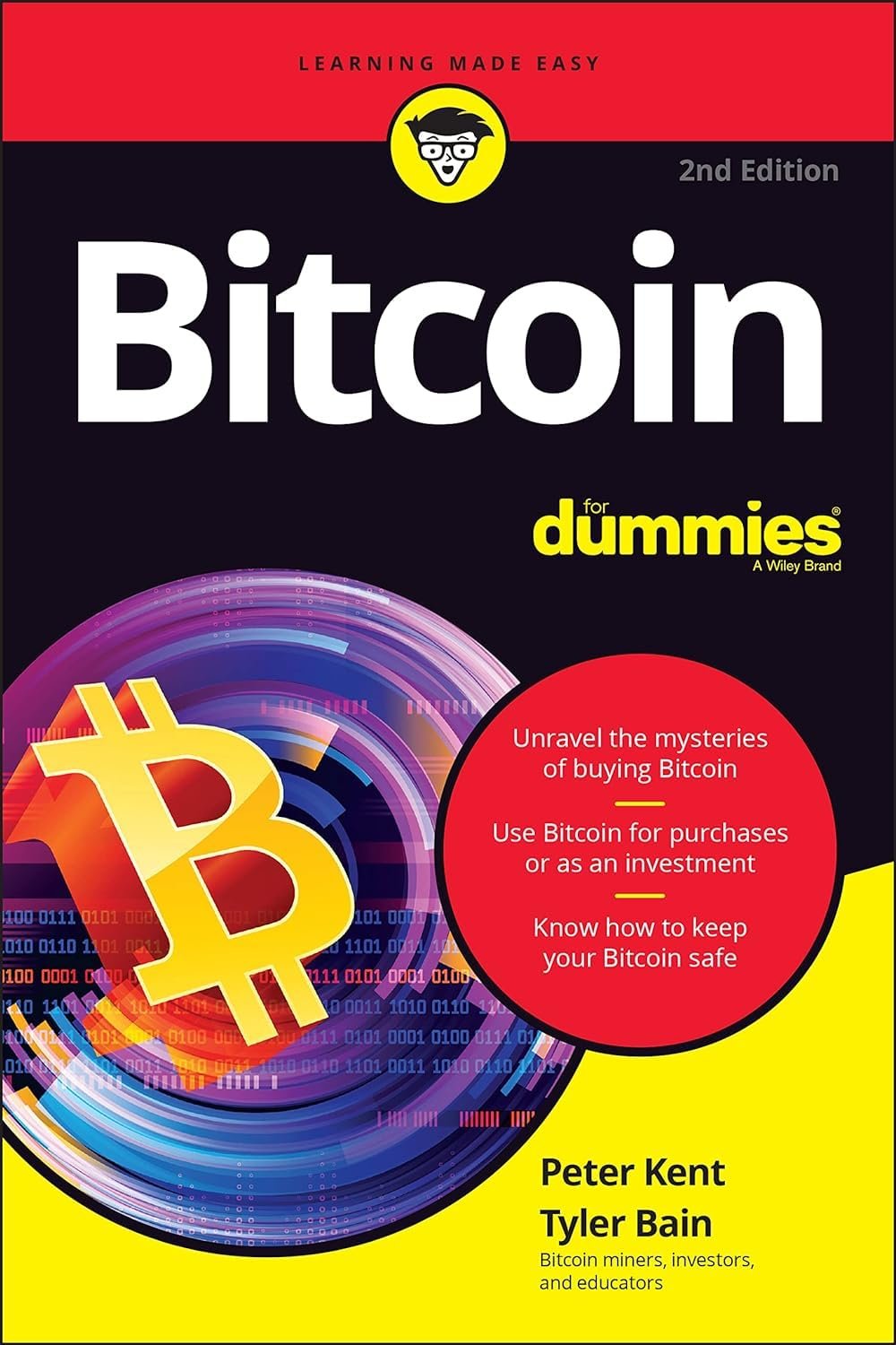 71DQpsTPkxL._SL1500_ Bitcoin For Dummies by Peter Kent and Tyler Bain - Image 1