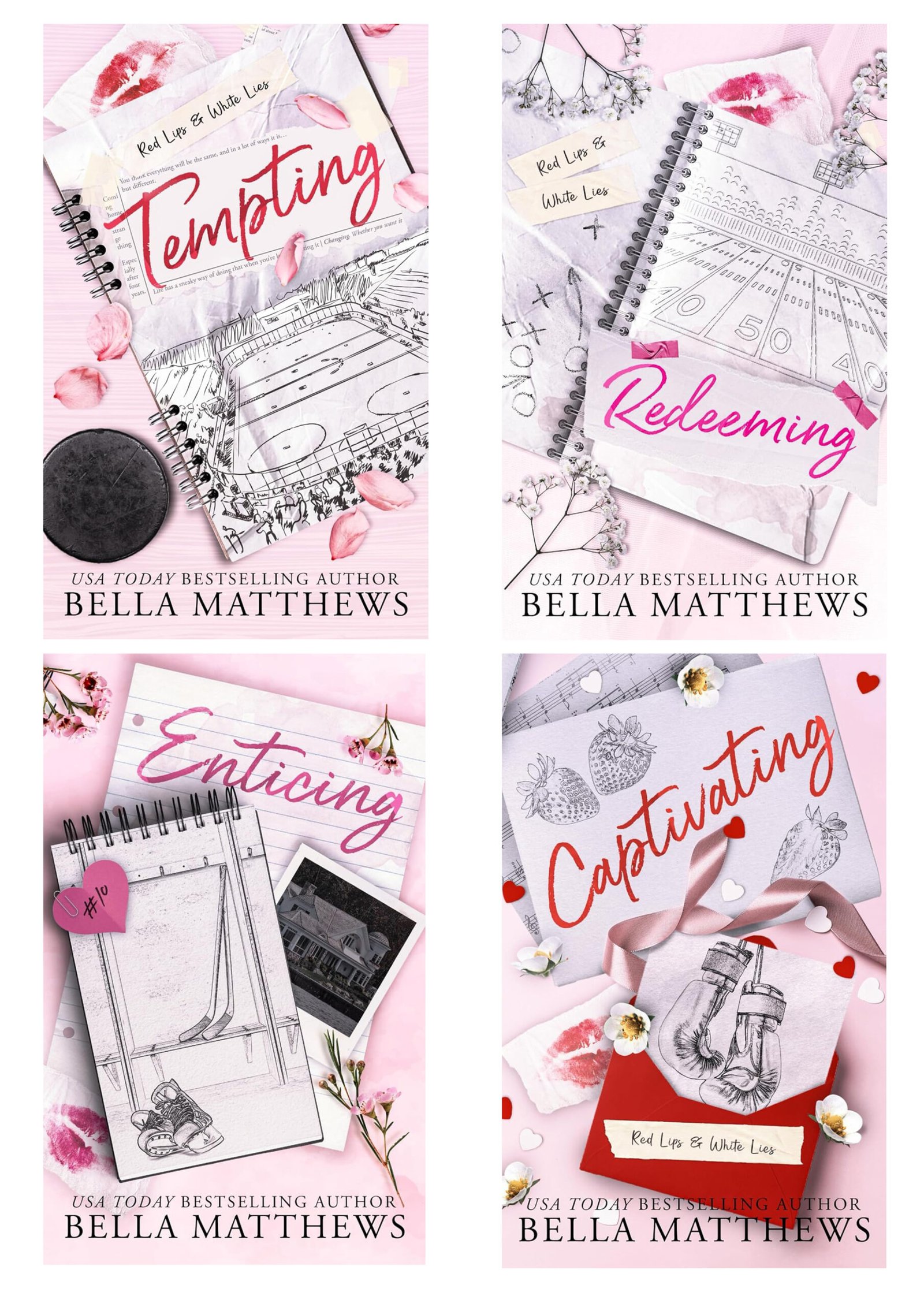 Untitled-1 Red Lips & White Lies Series (4 Books) by Bella Matthews - Image 1